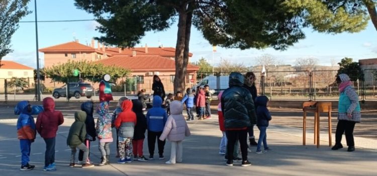 Nueva acción simbólica en el CEIP Nertóbriga