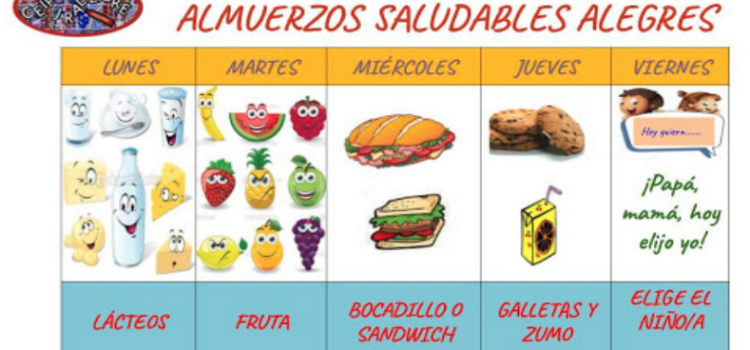 Almuerzos saludables Alegres