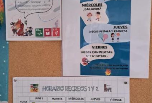 Recreos activos, CEIP Pierres Vedel