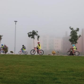 Las bicicletas son para el colegio, C. Victoria Díez