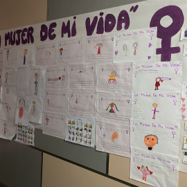 8M. Mujer invisible en le C. María Soriano