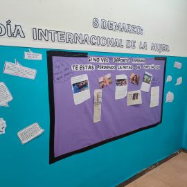 Acciones simbólicas en el CEIP Basilio Paraíso