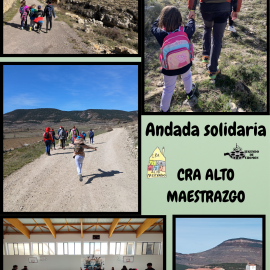 Andada solidaria por la DANA en el CRA Alto Maestrazgo