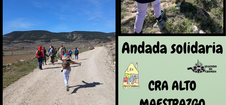 Andada solidaria por la DANA en el CRA Alto Maestrazgo